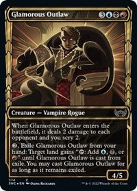 Glamorous Outlaw (Gilded Foil) - Streets of New Capenna - 374