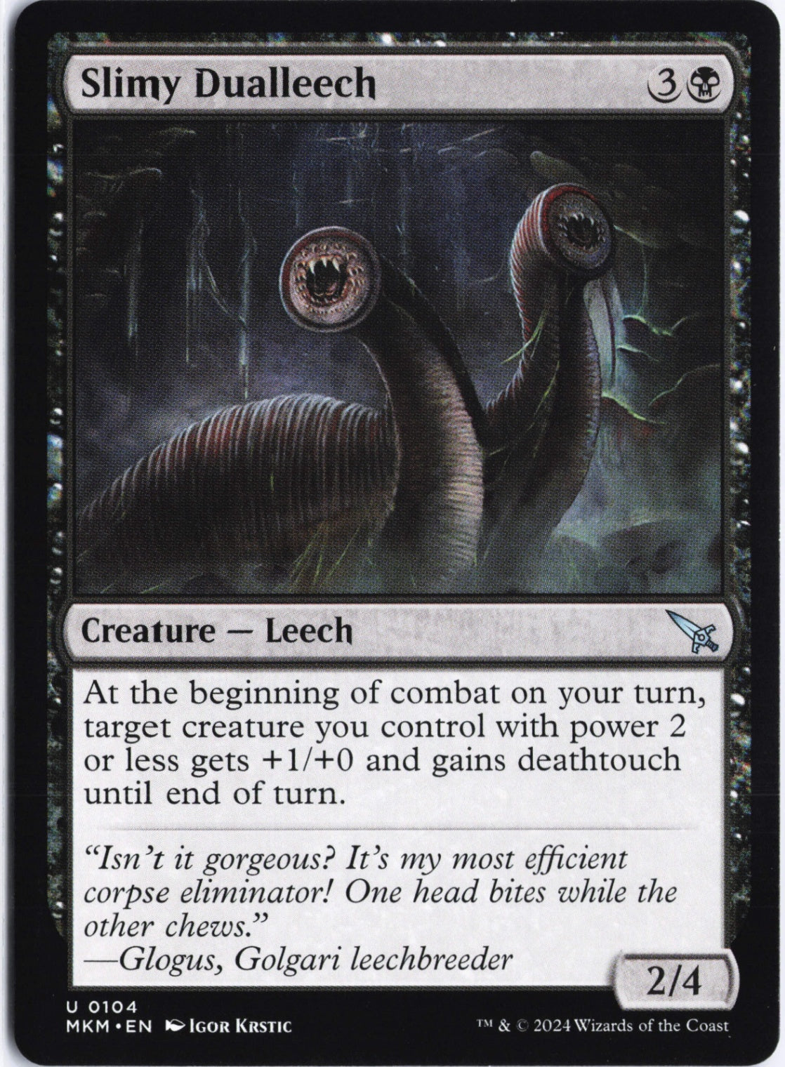 Slimy Dualleech U Murders at Karlov Manor 104 NM