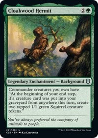 Cloakwood Hermit - Commander Legends: Battle for Baldur's Gate - 221