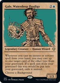 Gale, Waterdeep Prodigy (Showcase) - Commander Legends: Battle for Baldur's Gate - 383