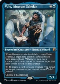Volo, Itinerant Scholar (Foil Etched) - Commander Legends: Battle for Baldur's Gate - 491