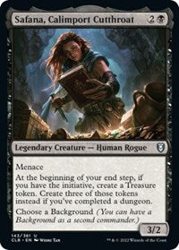 Safana, Calimport Cutthroat - Commander Legends: Battle for Baldur's Gate - 143