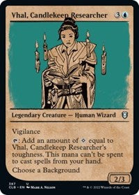 Vhal, Candlekeep Researcher (Showcase) - Commander Legends: Battle for Baldur's Gate - 387