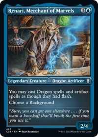 Renari, Merchant of Marvels (Foil Etched) - Commander Legends: Battle for Baldur's Gate - 487