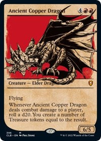 Ancient Copper Dragon (Showcase) - Commander Legends: Battle for Baldur's Gate - 396