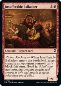 Insufferable Balladeer - Commander Legends: Battle for Baldur's Gate - 184