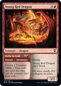 Young Red Dragon - Commander Legends: Battle for Baldur's Gate - 210