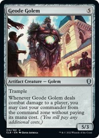 Geode Golem - Commander Legends: Battle for Baldur's Gate - 316