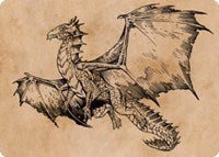 Ancient Bronze Dragon Art Card (58/81) - Art Series: Commander Legends: Battle for Baldur's Gate - 58