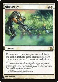 Ghostway - The List Reprints - 6/165