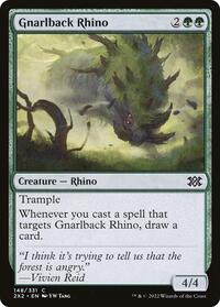 Gnarlback Rhino - Double Masters 2022 - 148