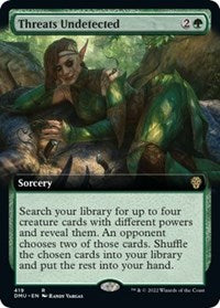 Threats Undetected (Extended Art) - Dominaria United - 419