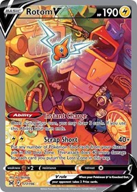 Rotom V (Alternate Full Art) - SWSH11: Lost Origin - 177/196
