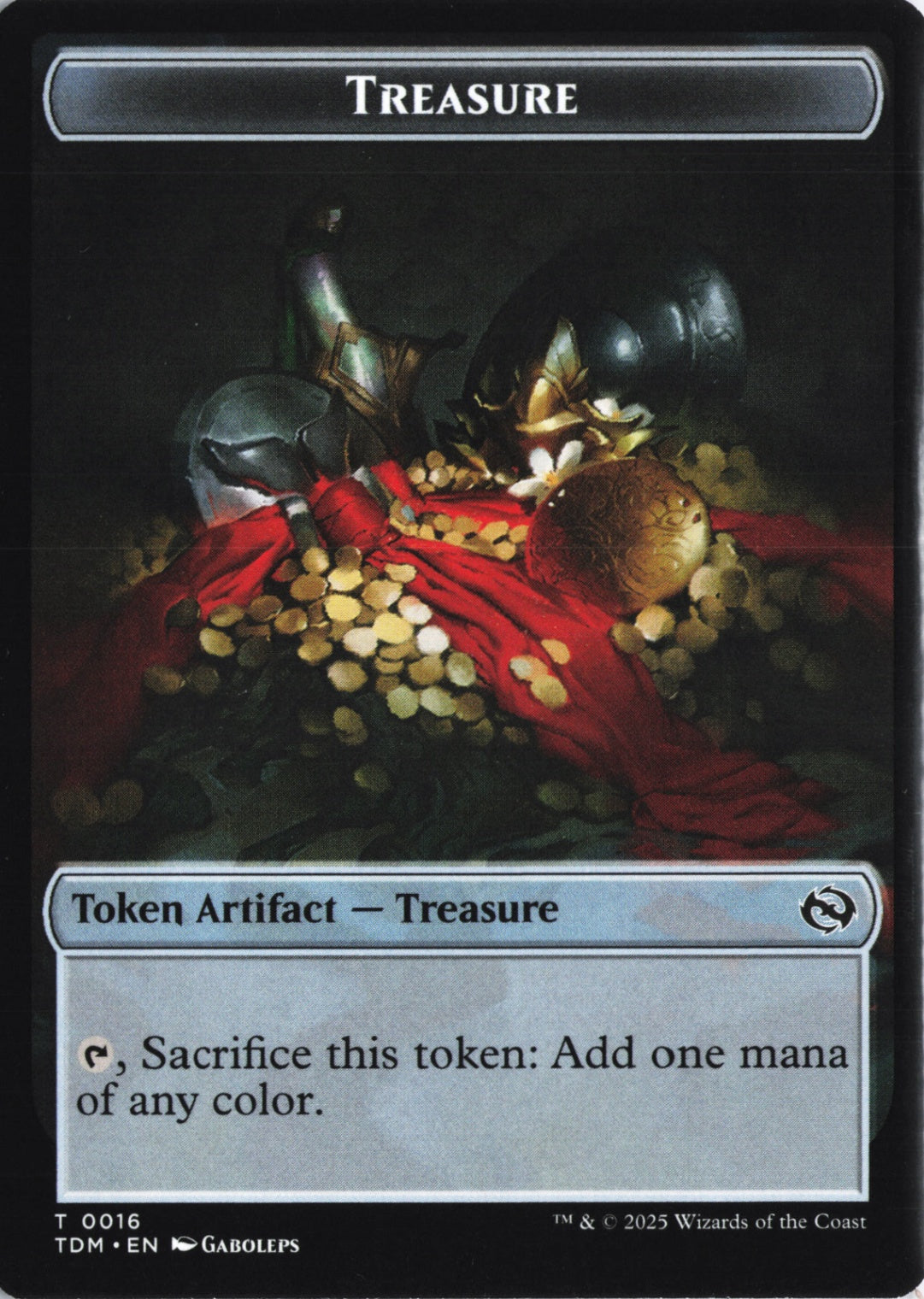 Elephant // Treasure  Double-Sided Token T Tarkir: Dragonstorm 14 // 16 NM (Back)