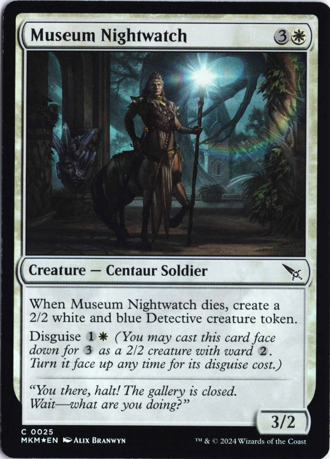 Museum Nightwatch C Murders at Karlov Manor 25 NM