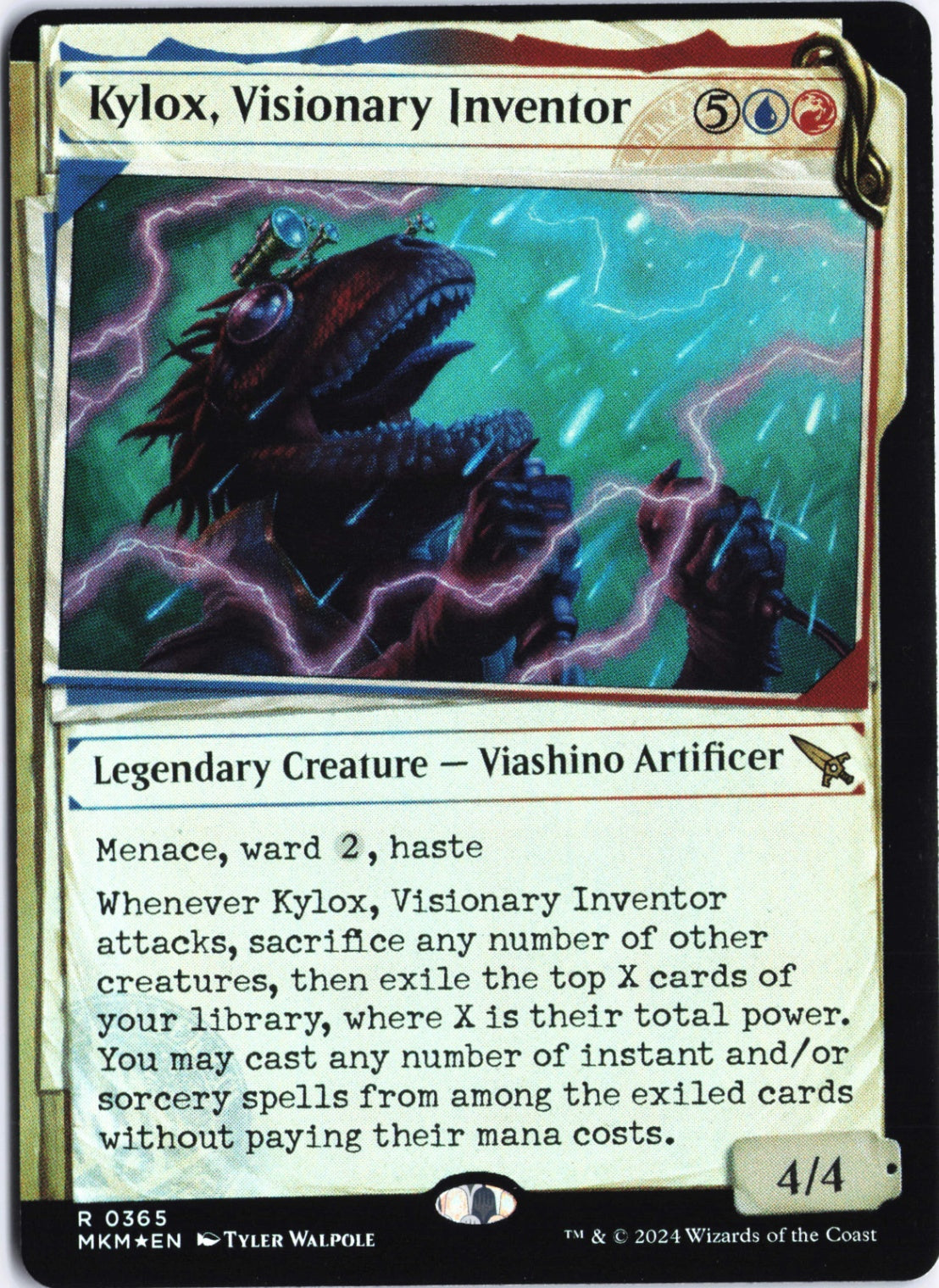 Kylox, Visionary Inventor (Showcase) R Murders at Karlov Manor 365 NM