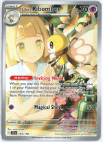 Lillie's Ribombee Illustration Rare SV09: Journey Together 164/159 NM