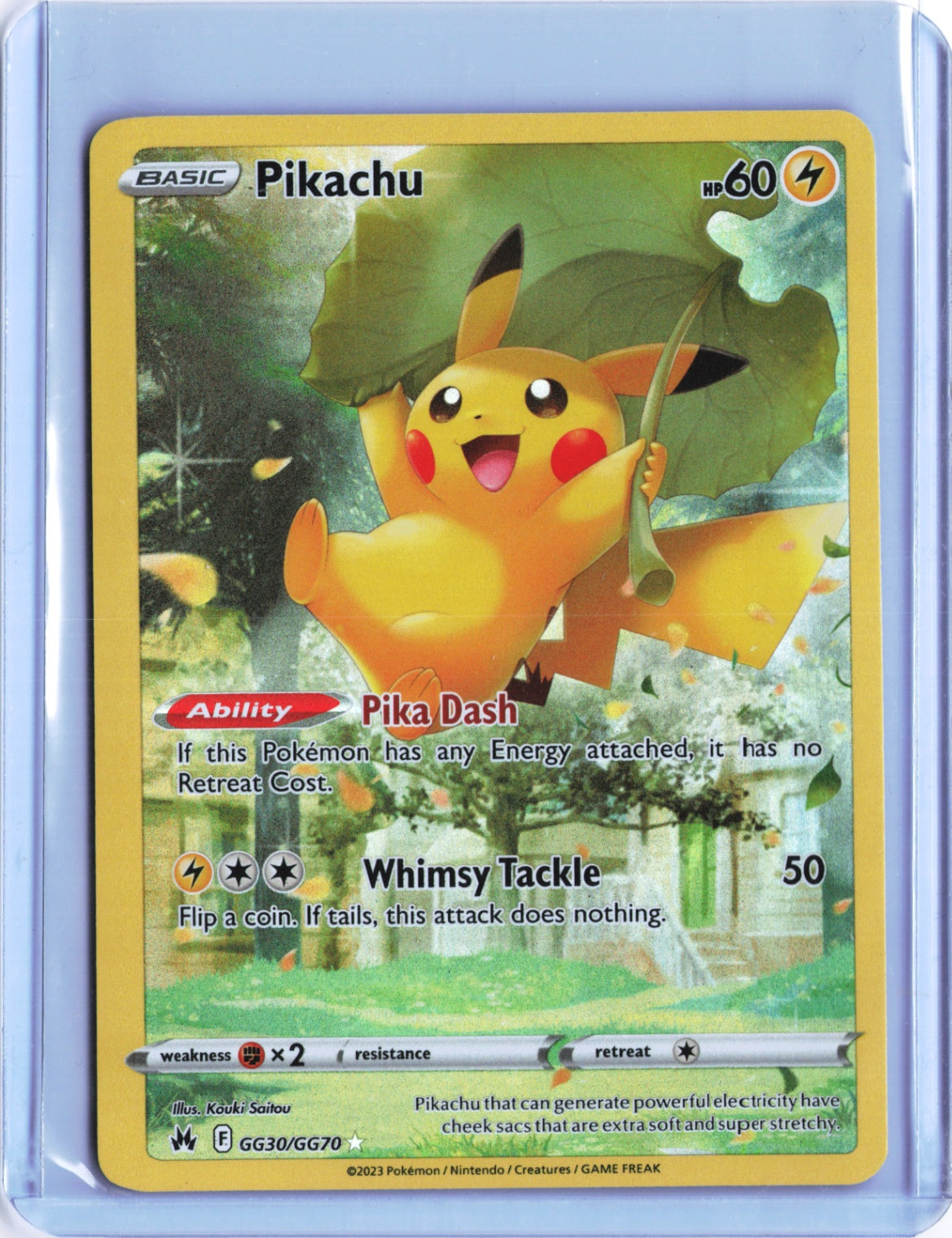 Pikachu Ultra Rare Crown Zenith: Galarian Gallery GG30/GG70 NM