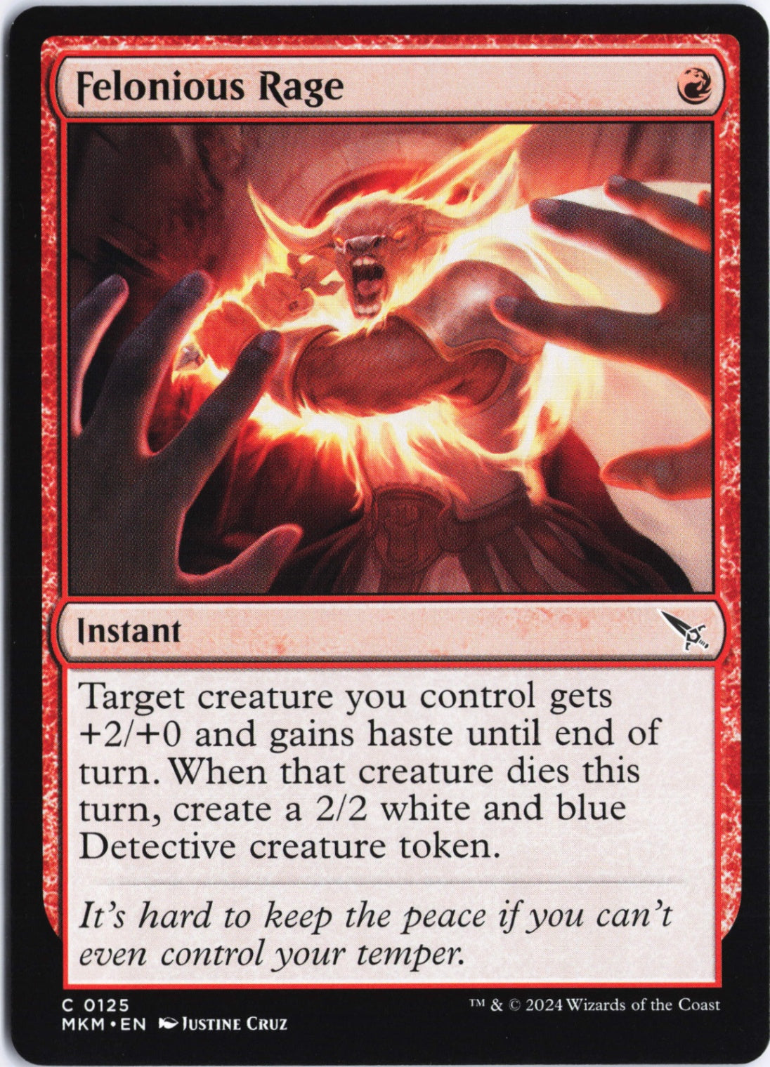 Felonious Rage C Murders at Karlov Manor 125 NM