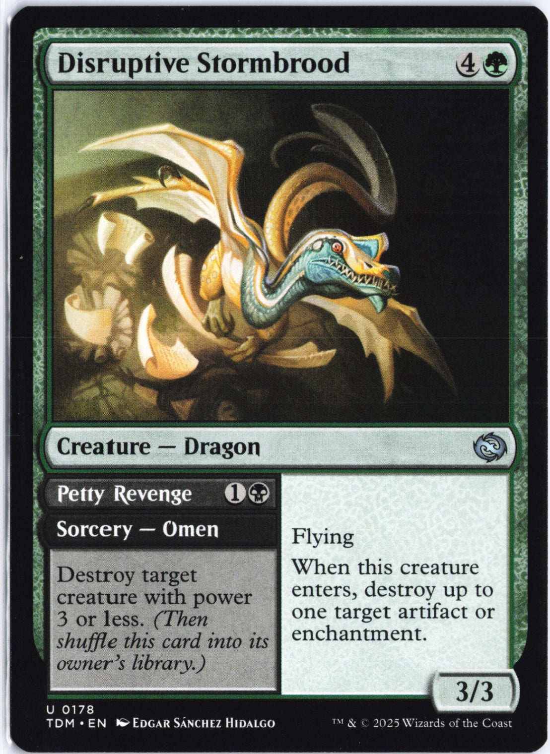 Disruptive Stormbrood U Tarkir: Dragonstorm 178 NM