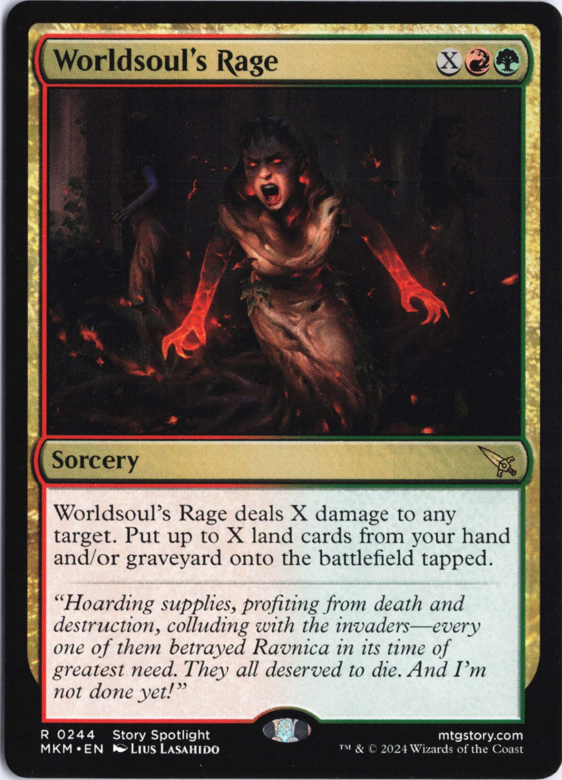 Worldsoul's Rage R Commander: Edge of Eternities 130 NM