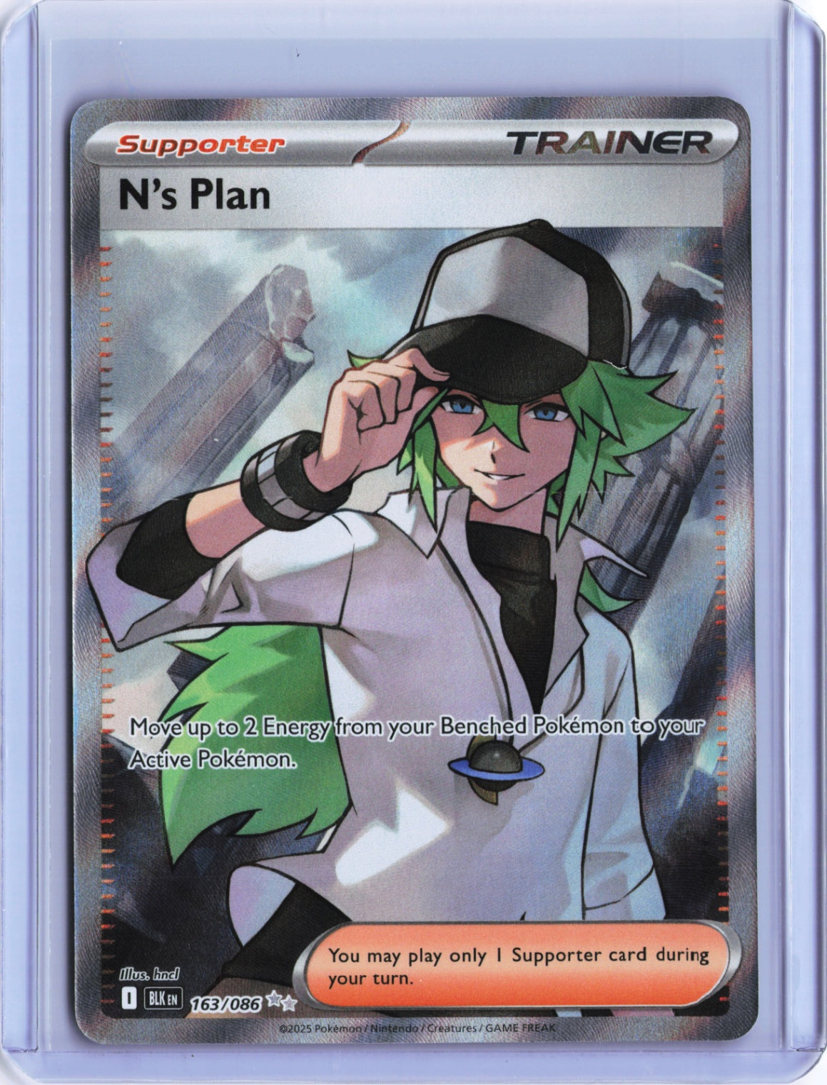 N's Plan - Secret Rare SV: Black Bolt 163/086 NM