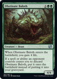 Obstinate Baloth - The Brothers' War - 187