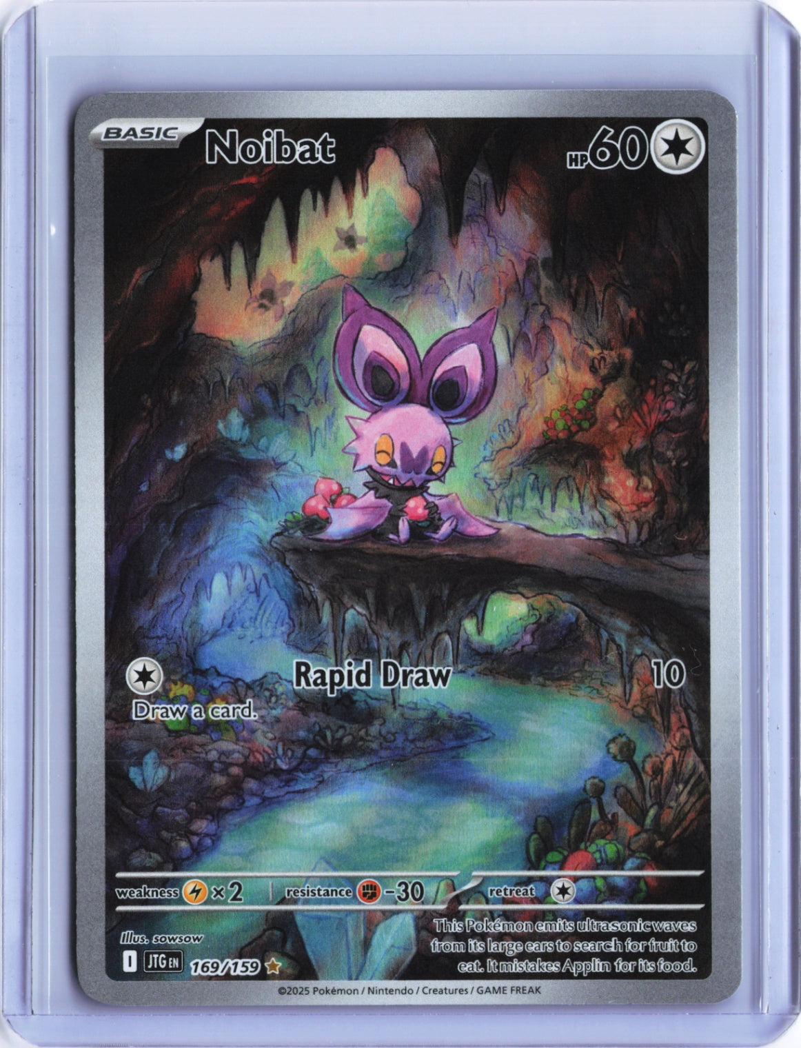 Noibat - Illustration Rare SV09: Journey Together 169/159 NM