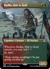Radha, Heir to Keld (Borderless) - Dominaria Remastered - 446