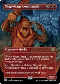 Siege-Gang Commander (Borderless) - Dominaria Remastered - 436