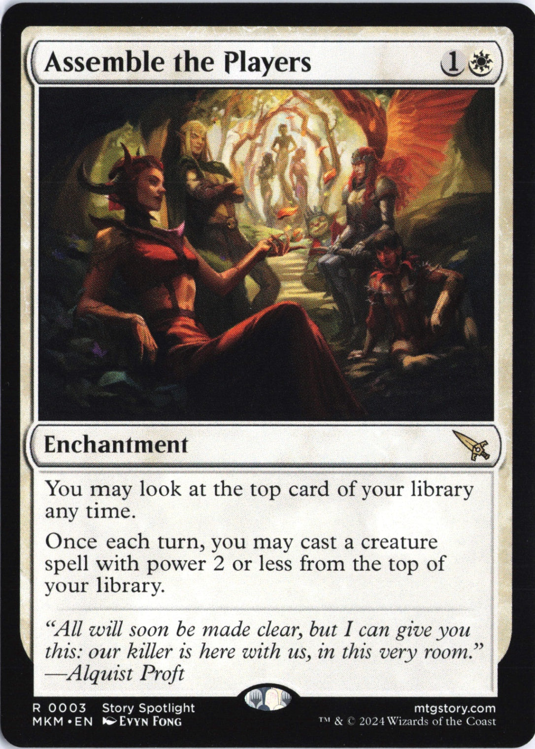 Assemble the Players R Murders at Karlov Manor 3 NM