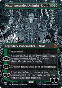Nissa, Ascended Animist (Borderless) - Phyrexia: All Will Be One - 339