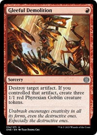 Gleeful Demolition - Phyrexia: All Will Be One - 134