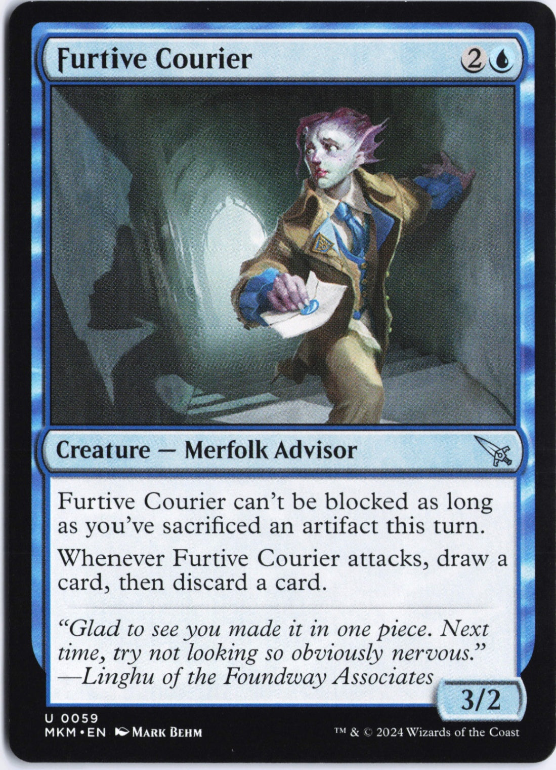 Furtive Courier U Murders at Karlov Manor 59 NM