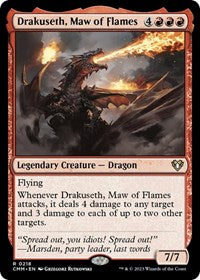 Drakuseth, Maw of Flames - Commander Masters - 218