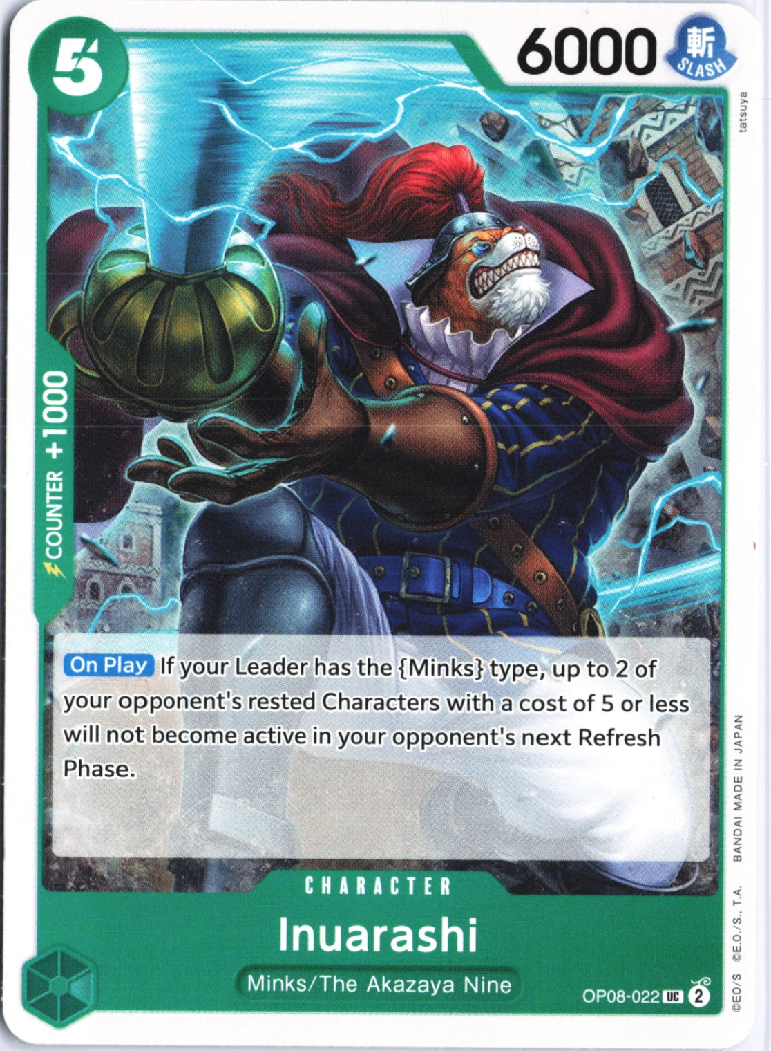 Inuarashi UC Two Legends OP08-022 NM