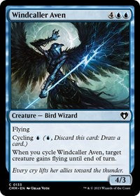 Windcaller Aven - Commander Masters - 133