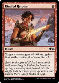 Kindled Heroism - Wilds of Eldraine - 138