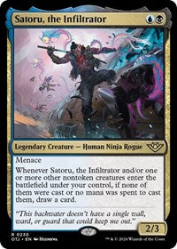 Satoru, the Infiltrator - Outlaws of Thunder Junction - 230