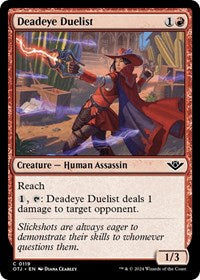 Deadeye Duelist - Outlaws of Thunder Junction - 119
