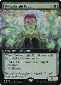 Pollenbright Druid (Extended Art) - Secret Lair Drop Series - 776