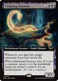 Enduring Tenacity (Extended Art) - Duskmourn: House of Horror - 374