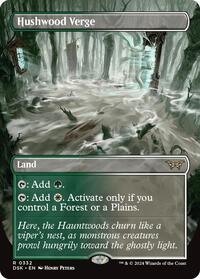 Hushwood Verge (Borderless) - Duskmourn: House of Horror - 332