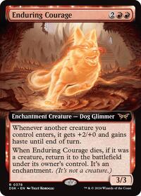 Enduring Courage (Extended Art) - Duskmourn: House of Horror - 378