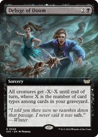 Deluge of Doom (Extended Art) - Commander: Duskmourn: House of Horror - 48