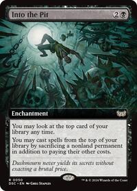 Into the Pit (Extended Art) - Commander: Duskmourn: House of Horror - 50