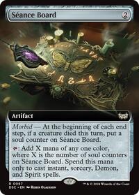 Seance Board (Extended Art) - Commander: Duskmourn: House of Horror - 67
