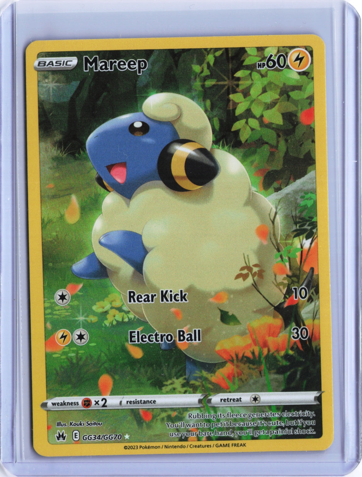 Mareep Ultra Rare Crown Zenith: Galarian Gallery GG34/GG70 NM