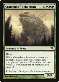 Craterhoof Behemoth - Avacyn Restored - 172