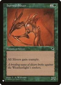 Horned Sliver - The List Reprints